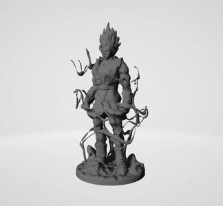 Gohan in Saiyaman outfit - 3D print model