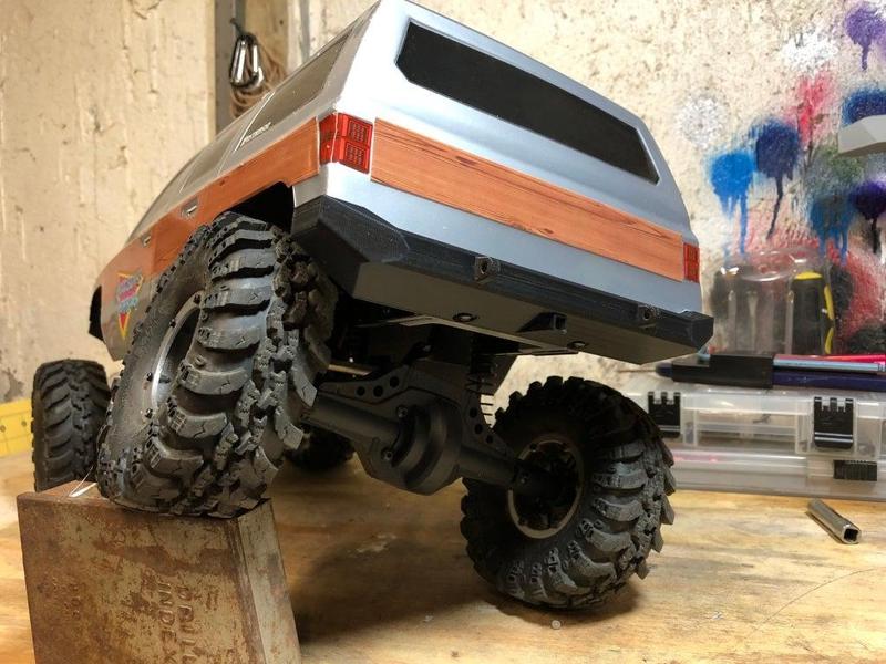 "Rock Smasher" Rear Bumper for RC Crawlers