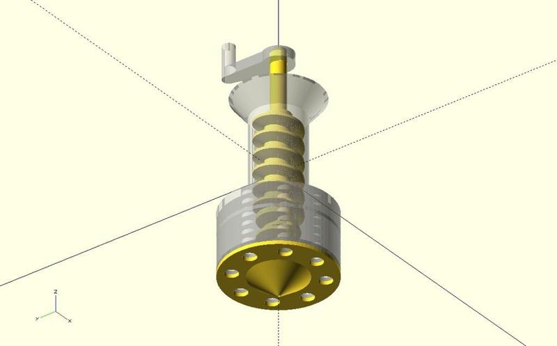 Improved Mini Extruder: Layered Moineau based Pump