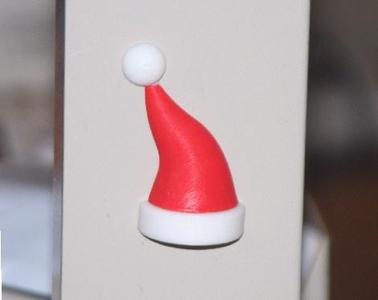 Santa Hat Refrigerator Magnet