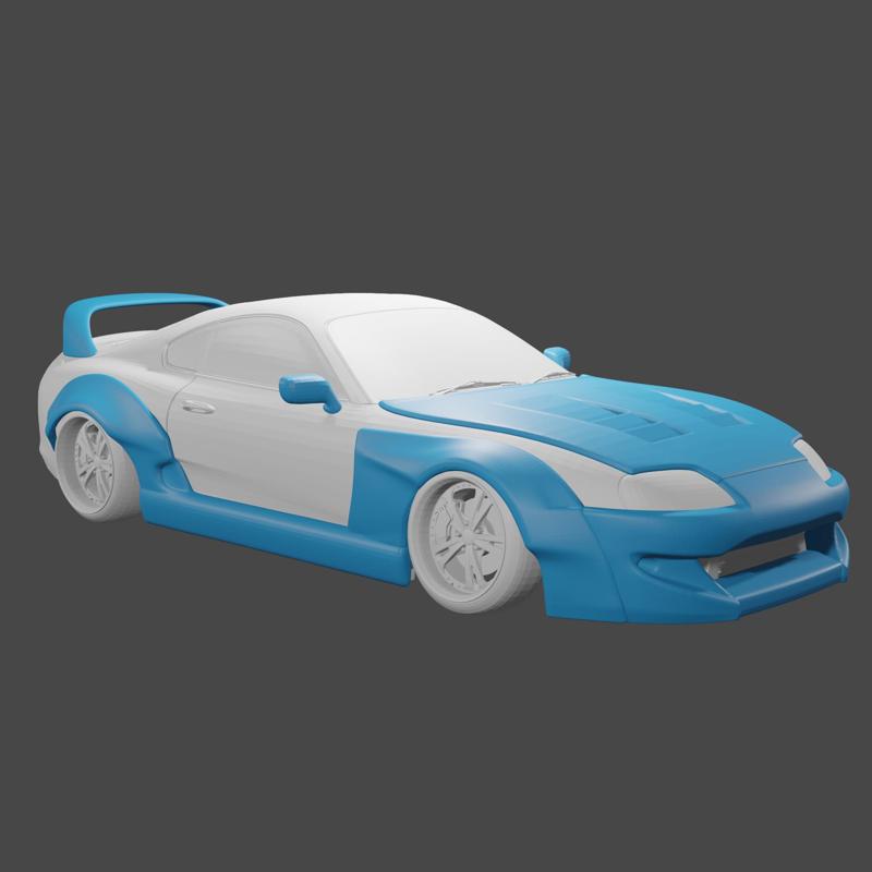 BODYKIT TOYOTA SUPRA A80 MK4 ROCKET BUNNY