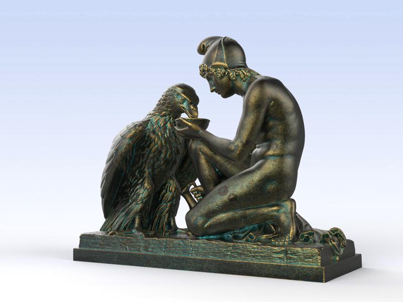 Ganymede with Jupiters Eagle