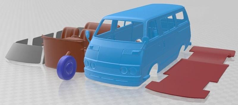 Mitsubishi Delica 1974 Printable Van