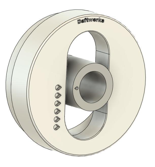 1/24-1/25 Offset and Adjustable hubs for Revell model kits