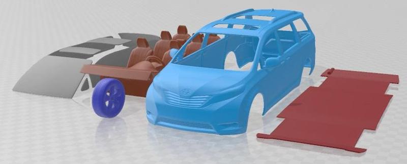 Toyota Sienna 2011 Printable Car