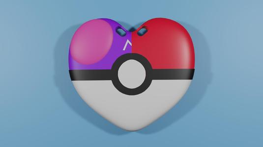 Pokeball & Masterball Keychain