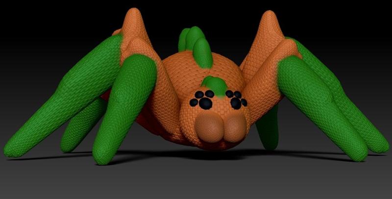 PUMPKIN CROCHET CHANDELIER