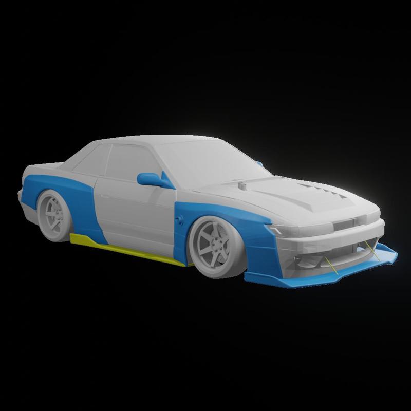 NISSAN SILVIA S13 BODYKIT V3