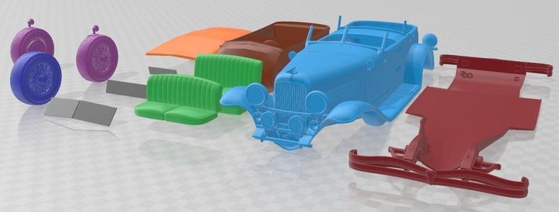 Duesenberg SJ Convertible 1932 Printable Car