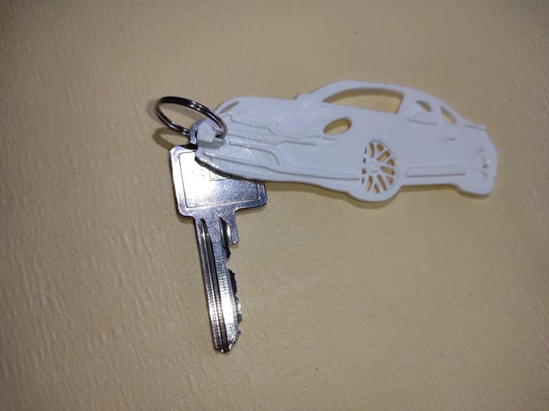 STL PORSCHE KEYCHAIN, CAR KEYCHAIN, AUTO PENDANT