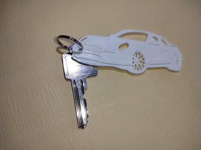 STL PORSCHE KEYCHAIN, CAR KEYCHAIN, AUTO PENDANT