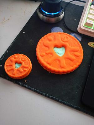Jammy Dodger Style Coaster – 3D Printable