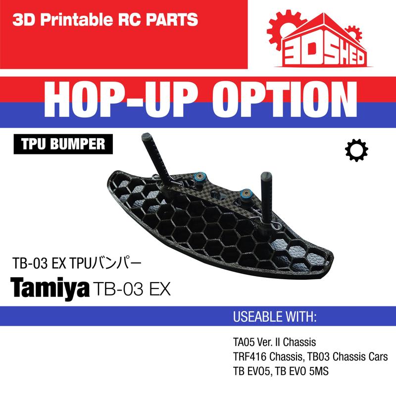 Tamiya TB03 TPU Bumper [Light Weight Version]
