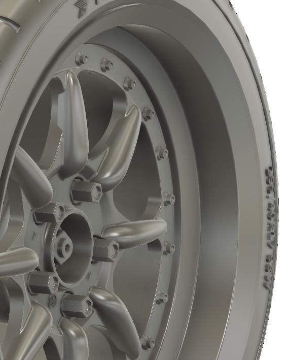 1/24 17x9  Watanabe GR-8 wheels