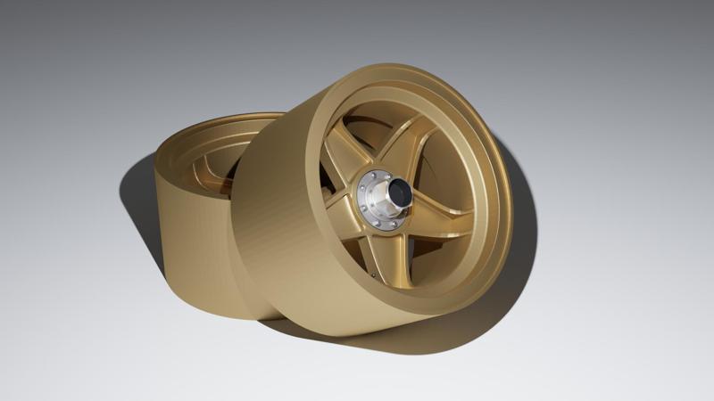 JANTE FERRARI 365GTB/4 COMPETIZIONE POUR MAQUETTE 1/24 1/18