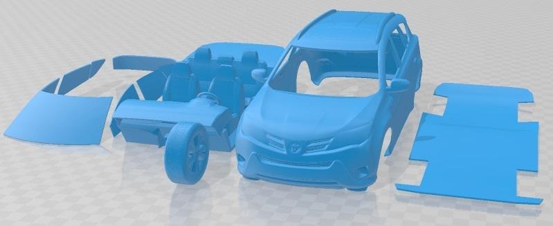 Toyota RAV4 2015 Printable Car
