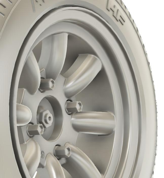 1/24 14x6.5 Type A (FR) Watanabe 8 Spoke wheels 4x114.3