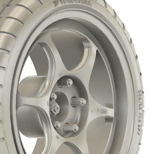 1/24 18x9.5 (RF) Enkei PF06 wheels