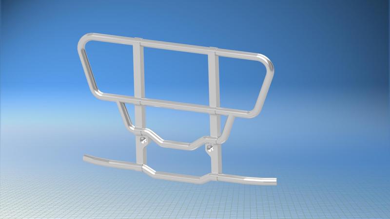 Rammschutz, Bullfänger, FrontBar, Truck Styling, LKW MAN von Bruder 1/16 BM116-01