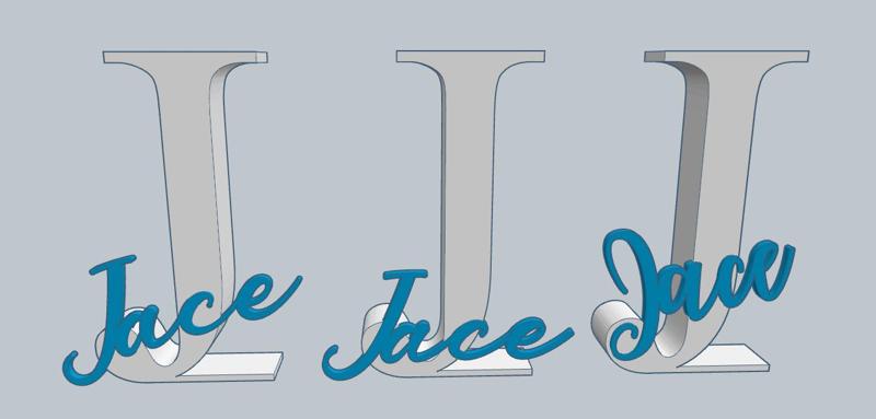 Name Jace / Letter / Letter J