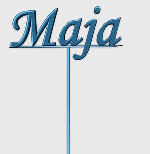 Name topper Maja