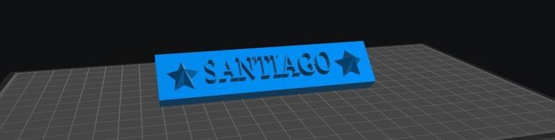 Santiago Nameplate
