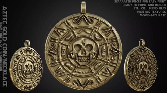 Pirates of the Caribbean Cursed Aztec Gold for Cosplay