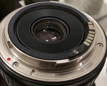 Samyang 14mm 2.8 EOS Canon lens ring for EMF AF Confirm Chip