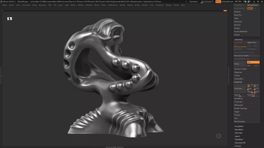 Modern Abstract Decorative sculpture 3d print model 123
