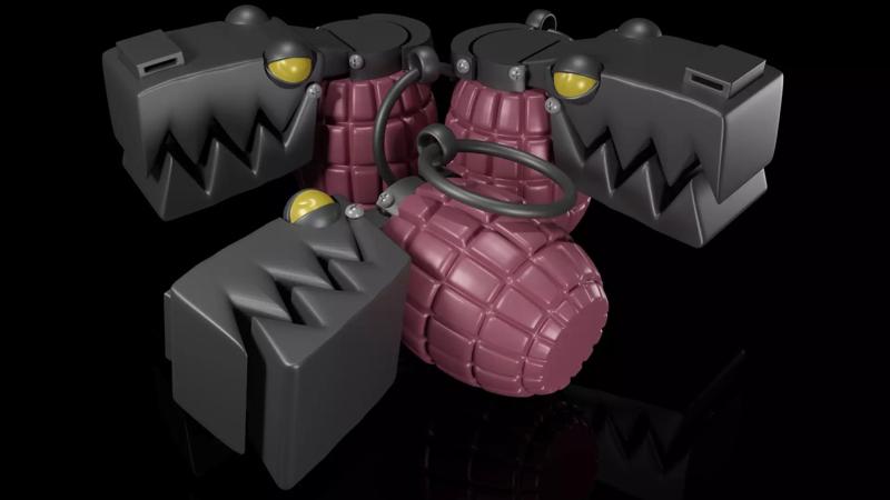 Jinx Chompers Granades - League of Legends Cosplay - LOL