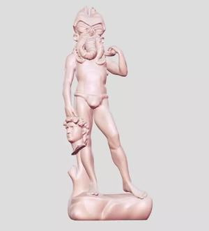 Monster with David head