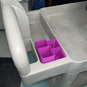 Utility cart organizer
