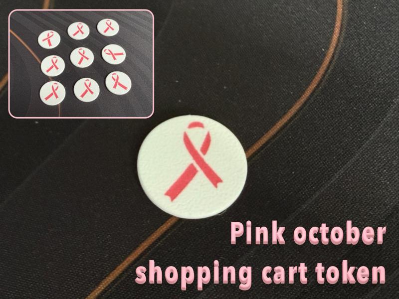 Pink october shopping cart token