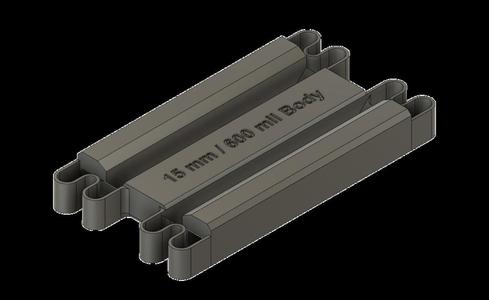 DIP IC Pin Straightener Tool (15mm / 600 mil)