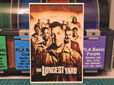 The Longest Yard Movie Poster - Hueforge Art