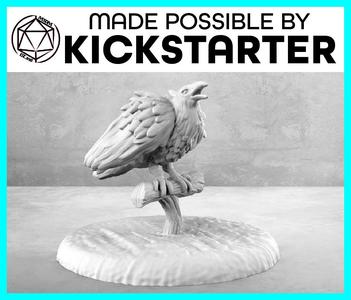 Raven - Action Pose - Tabletop Miniature