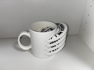 Coffee coasters with holder