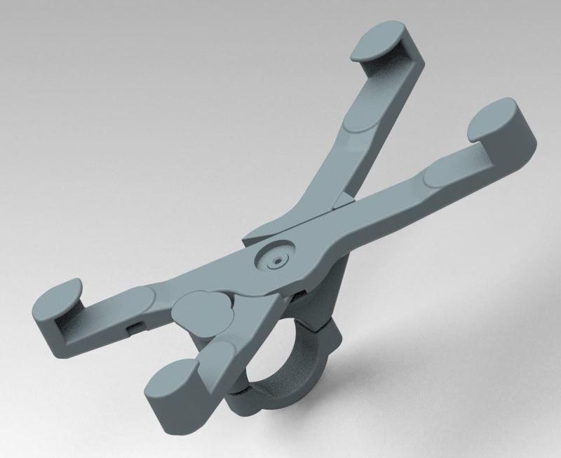 Mobile phone bycicle mount (Xiaomi Redmi Note 8) 163x81x12mm mobile size