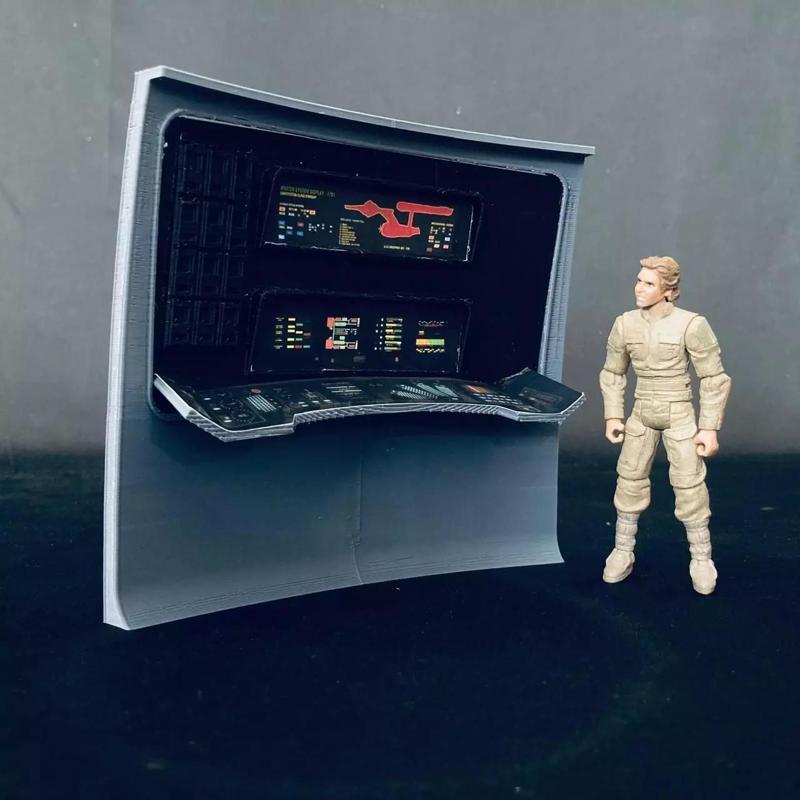 USS Enterprise Bridge Engineering Station - The Wrath of Khan