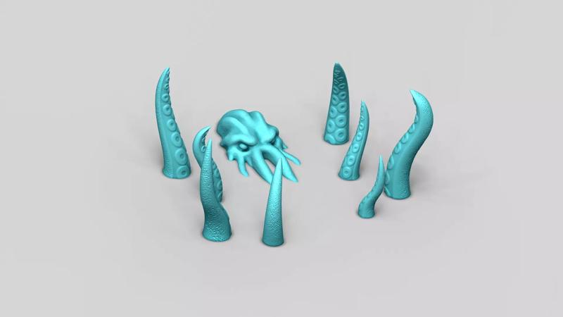 The Kraken - Sea Monster Creative Decoration - STL Printable