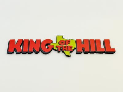 King of the Hill Logo Plaque