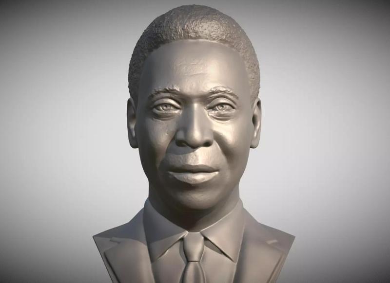 Pele bust