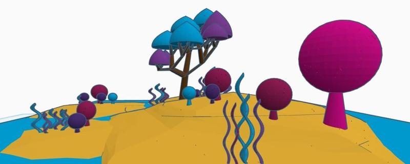 Alien Desert Terrain/ Biome