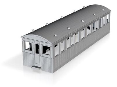 Liverpool Overhead Railway 32ft centre trailer coach 1/76 scale