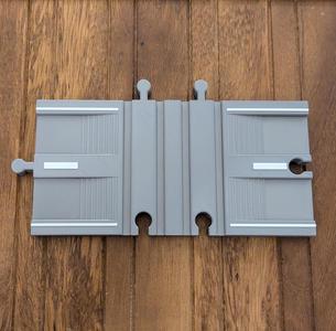 Toy Road - Double Train Track Crossing - Compatible with BRIO