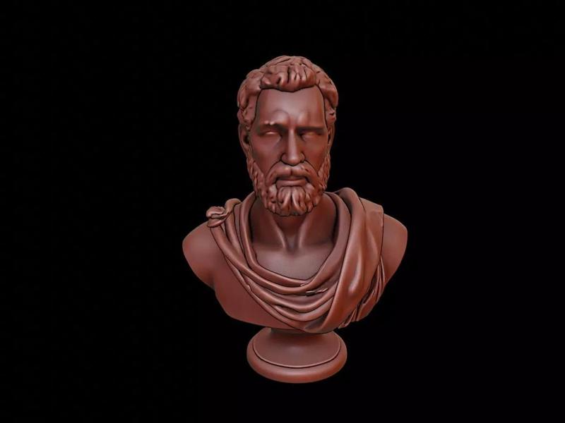 Parmenides Bust