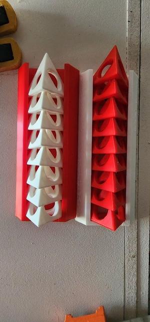 Wall bracket for painter's triangles