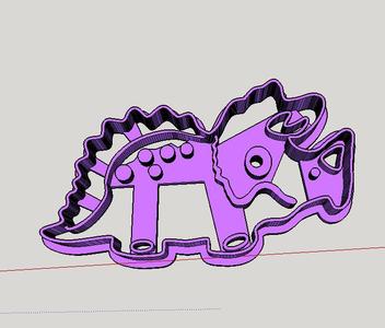 Triceratops dino cutter