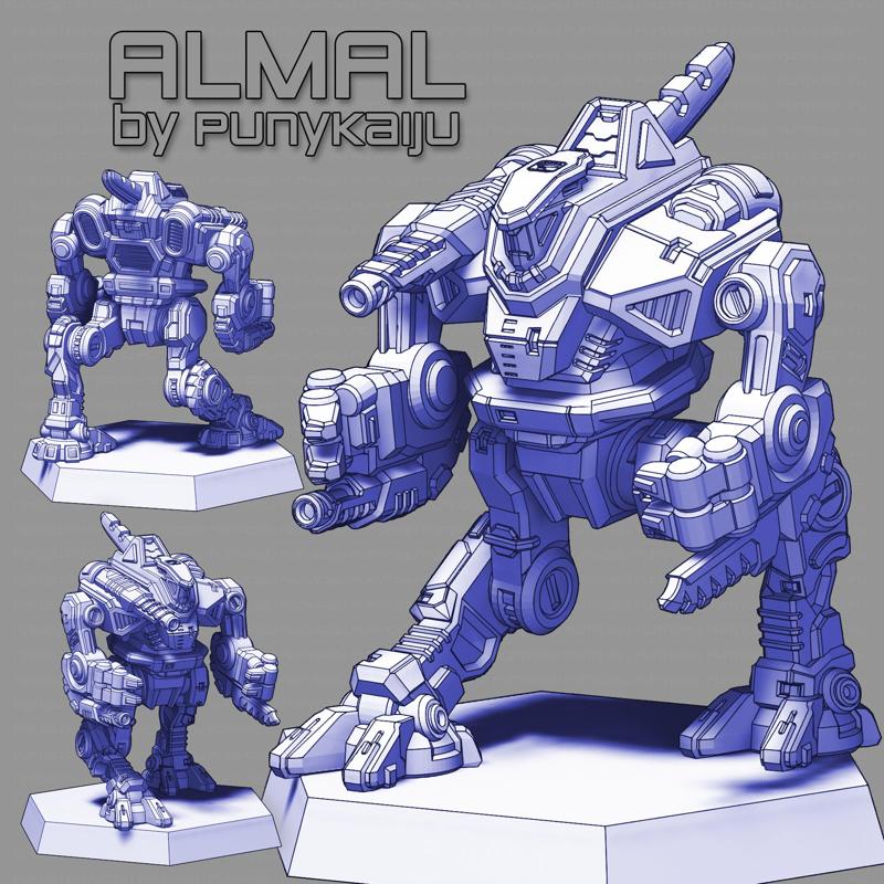 Almal (Pose2) - by PunyKaiju