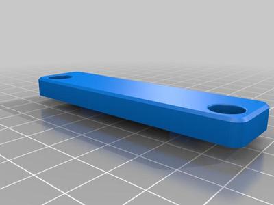 End Cap for 3034-lite T slot rail.